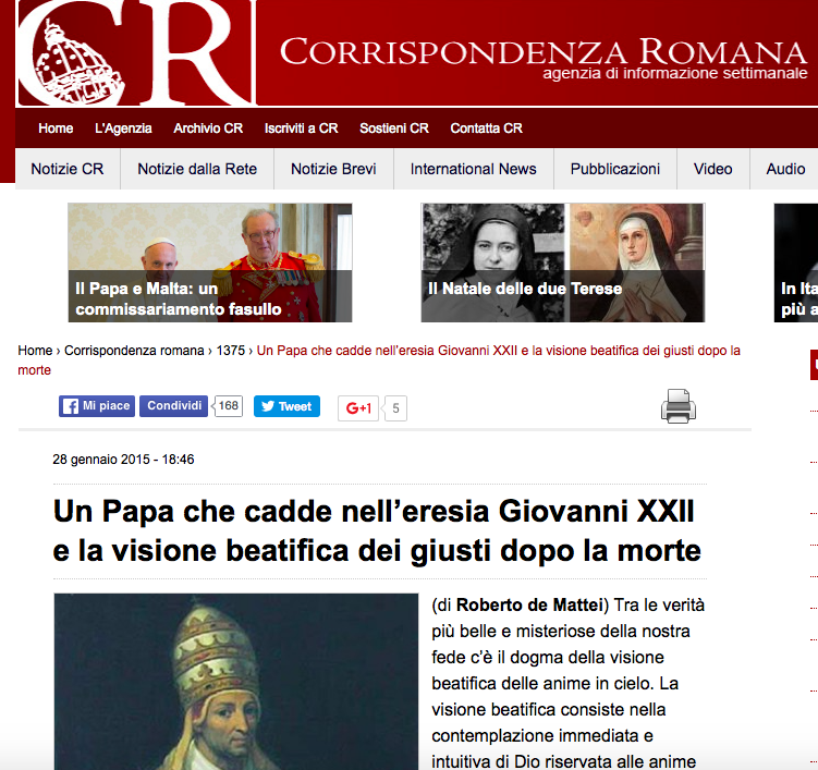 ULTIME DAL VATICANO: MANOVRE (VANE) PER USCIRE DALL’ANGOLO SENZA DIRE LA VERITA’