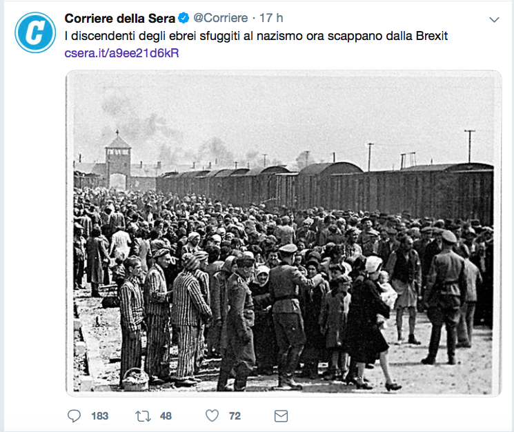 IL “CORRIERE DELLA SERA” DEMONIZZA LA BREXIT, MA ECCO QUAL E’ LA VERITA’…