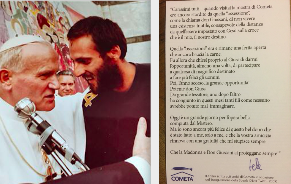 Lele…”un cuore vivo, irrequieto, desideroso di non vivere una esistenza inutile e di partecipare a qualcosa di magnifico destinato a far più felici gli uomini”.