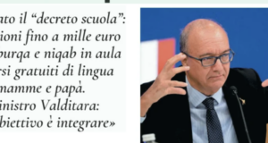 INTEGRAZIONE È FAR CONOSCERE LA NOSTRA CIVILTÀ. A COMINCIARE DAL CRISTIANESIMO